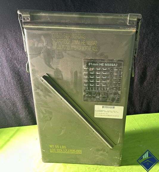 Large Metal Ammo Box