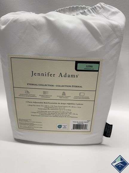 Jennifer Adams King Eternal Sheet Set White White - Retail: $ 89.99