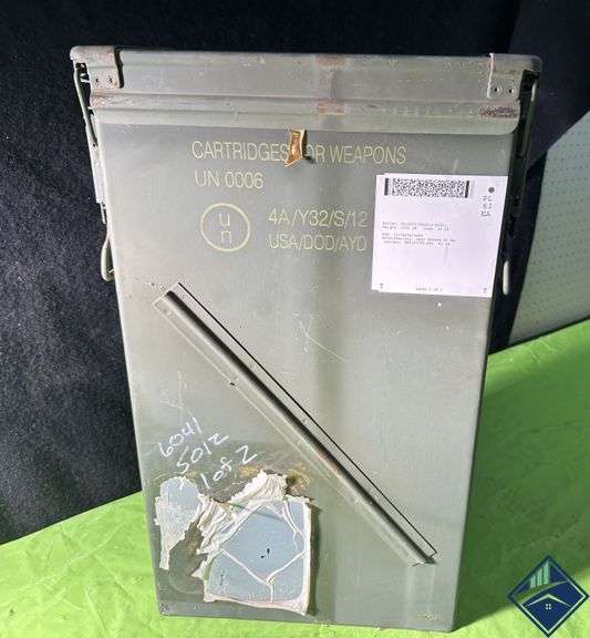Large Metal Ammo Box