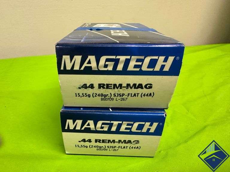 Two Boxes of .44 Rem-Mag Ammo