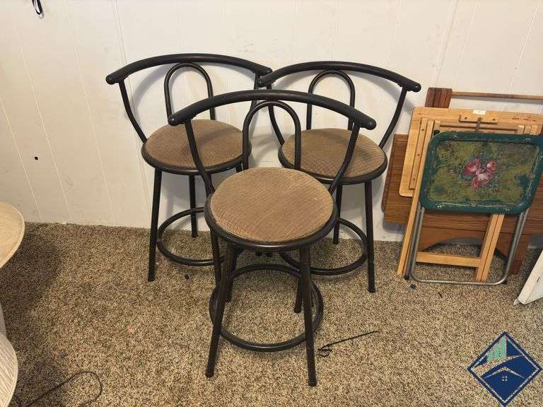 Three Bar Stools
