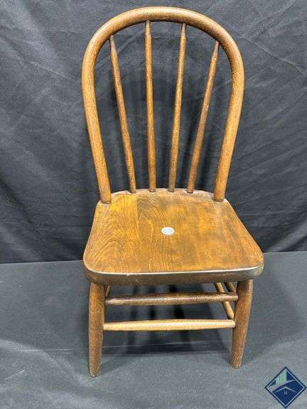 Children’s Wooden Spindle-Back Chair