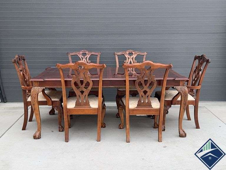 Vintage 9pc Dining Set