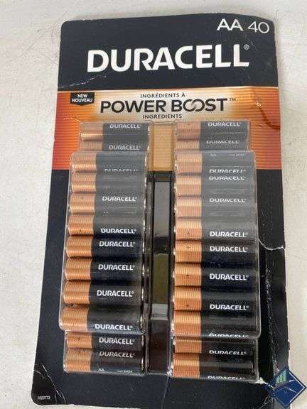 Duracell Power Boost Coppertop Alkaline AA Batteries  40 Count