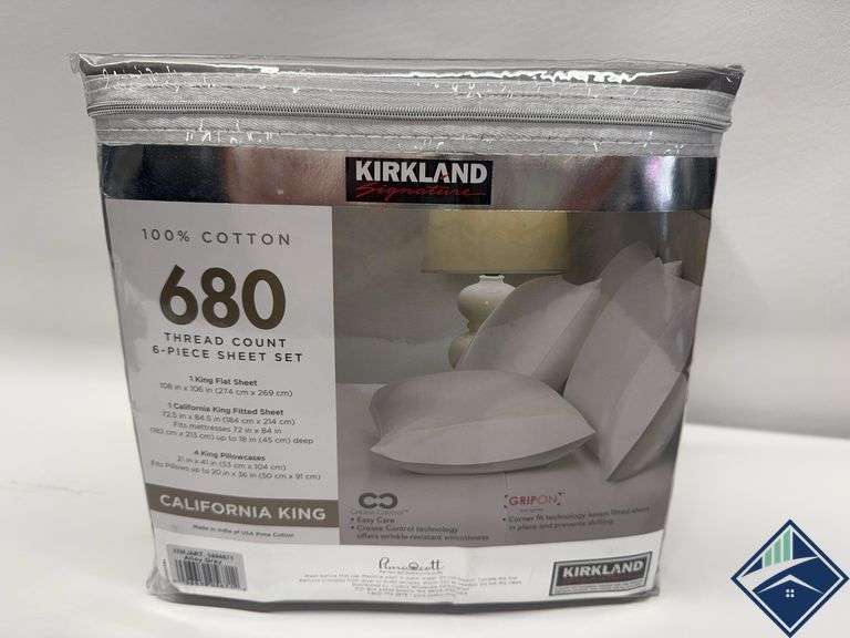 Cal King 680 Thread Count 6pc Sheet set4671 - Retail: $ 89.99