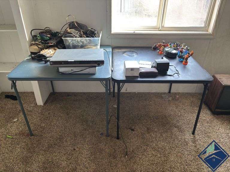 Two Folding Tables