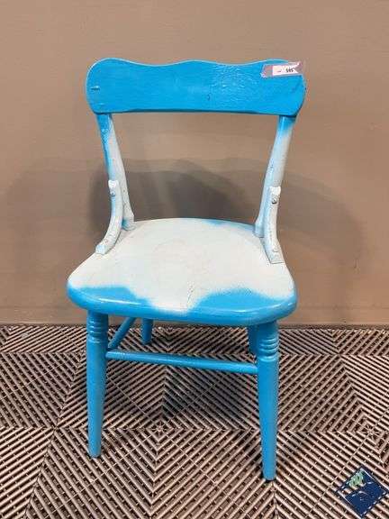 Kids Painted Wood Chair