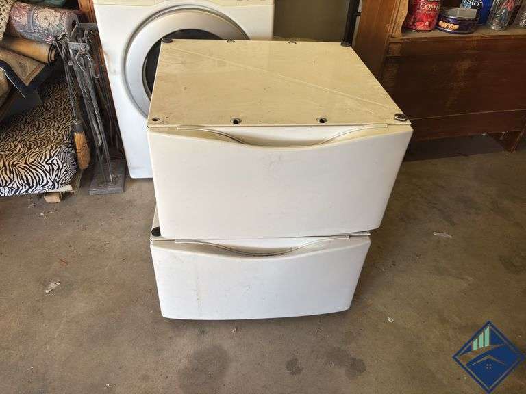 Washer And Dryer Storage Bins
