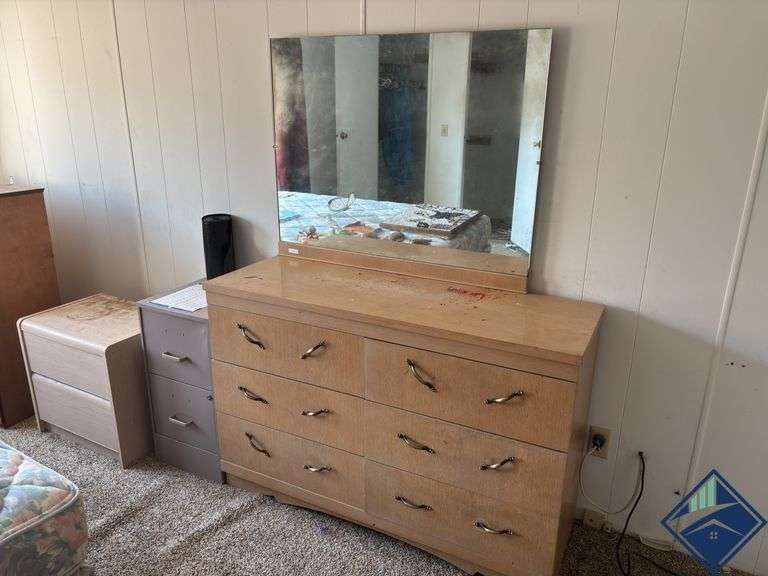 Dresser And Mirror