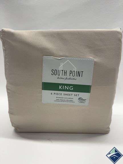 South Point King 6 Piece Sheet Set - *NEW*