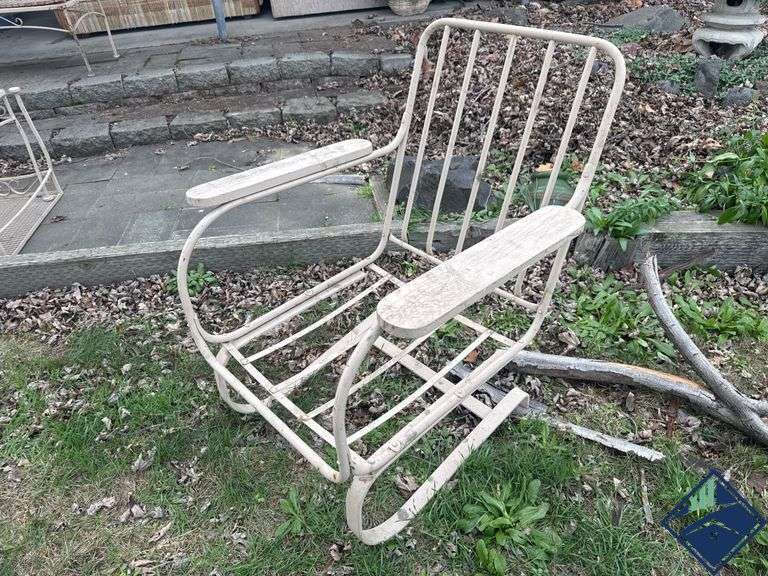 Metal Frame Outdoor Rocking Chair