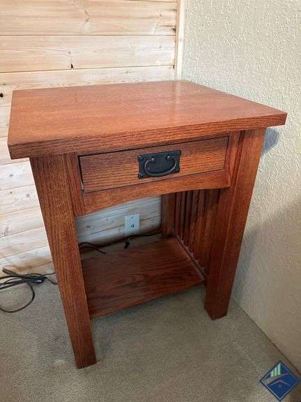 Solid Wood End Table by Bentwood Furniture *upstairs*
