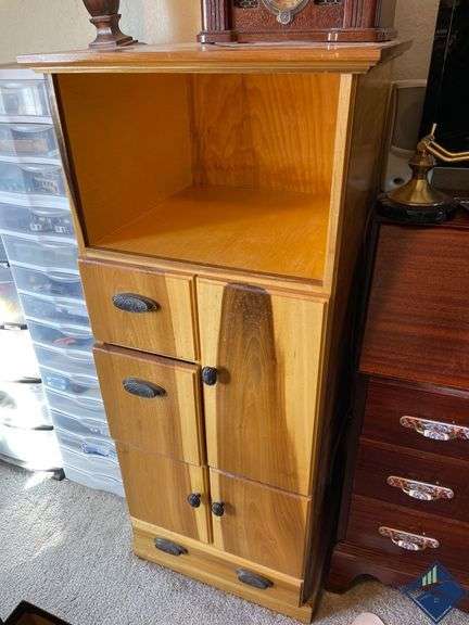 Wooden Storage Cabinet *contents not included*