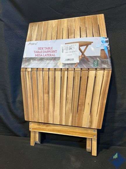 Molino Folding Wooden Side Table