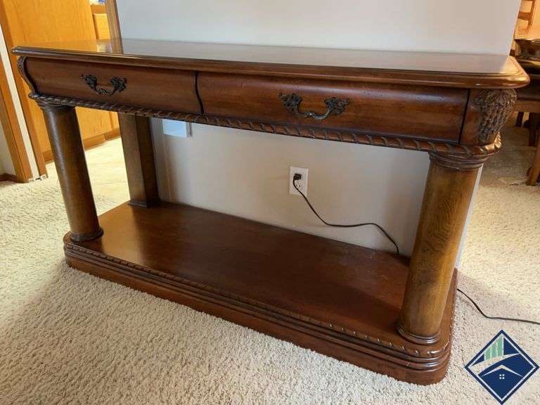 Aspenhome Wood Console Table with Drawers *upstairs*