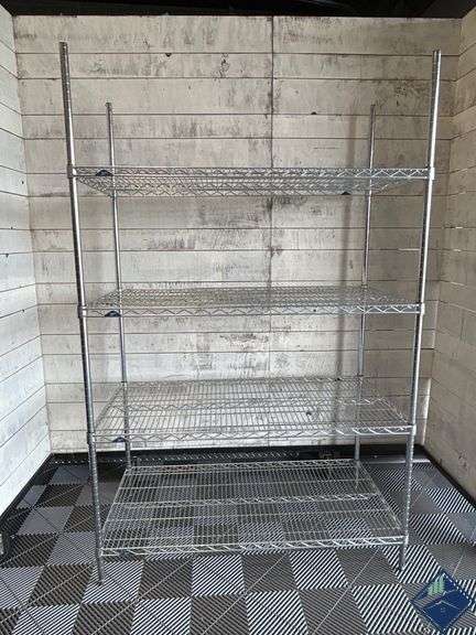 Metro Chrome Wire Storage Shelf Unit