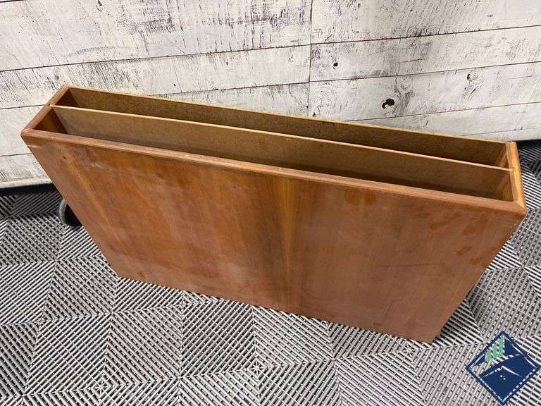 Wooden Storage Organizer With Two Slots