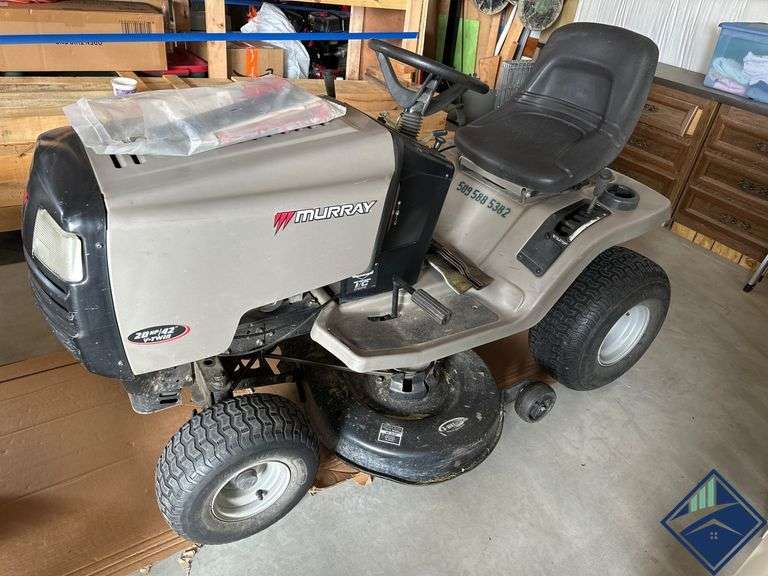 Murray 20 HP V-Twin 42 in Riding Lawn Mower with Accessories