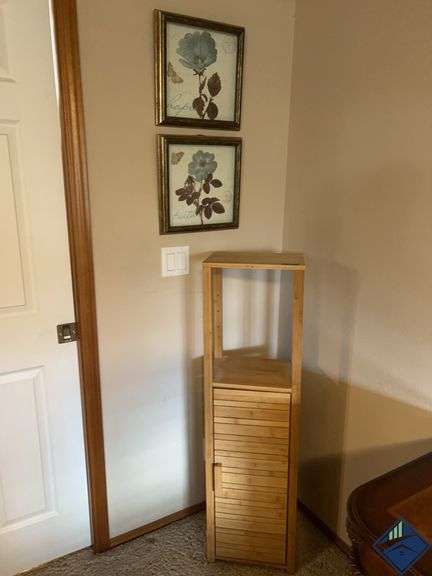 Bamboo Cabinet & Artwork
