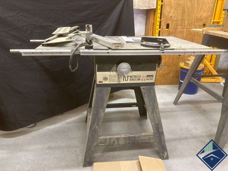 Ward Power Kraft 10-Inch Tilting Arbor Table Saw