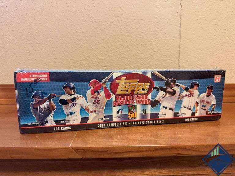 2001 Topps Major League Baseball Cards Complete Set