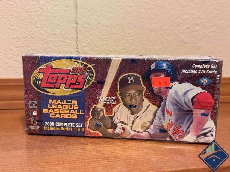 2000 Topps Major League Baseball Cards Complete Set (Series 1 & 2)