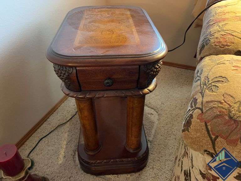 Aspenhome Wood End Table with Drawer *upstairs*