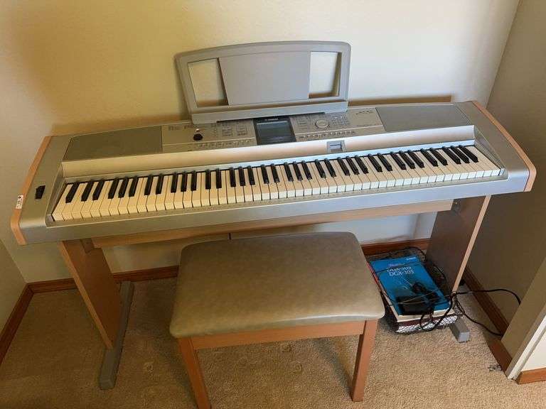 Yamaha DGX-505 Digital Piano With Bench and Music *upstairs*