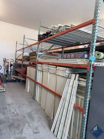 9 Shelf Pallet Rack *pick up after 2pm*contents not included*