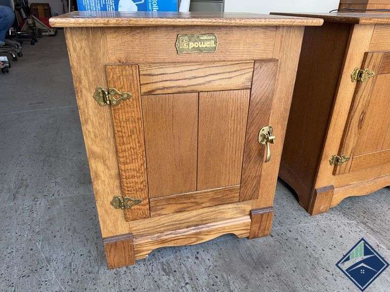 Powell Ice Box Style End Table