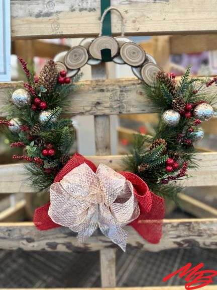 Merry Christmas Wreath - Donated by Sareena Dollard