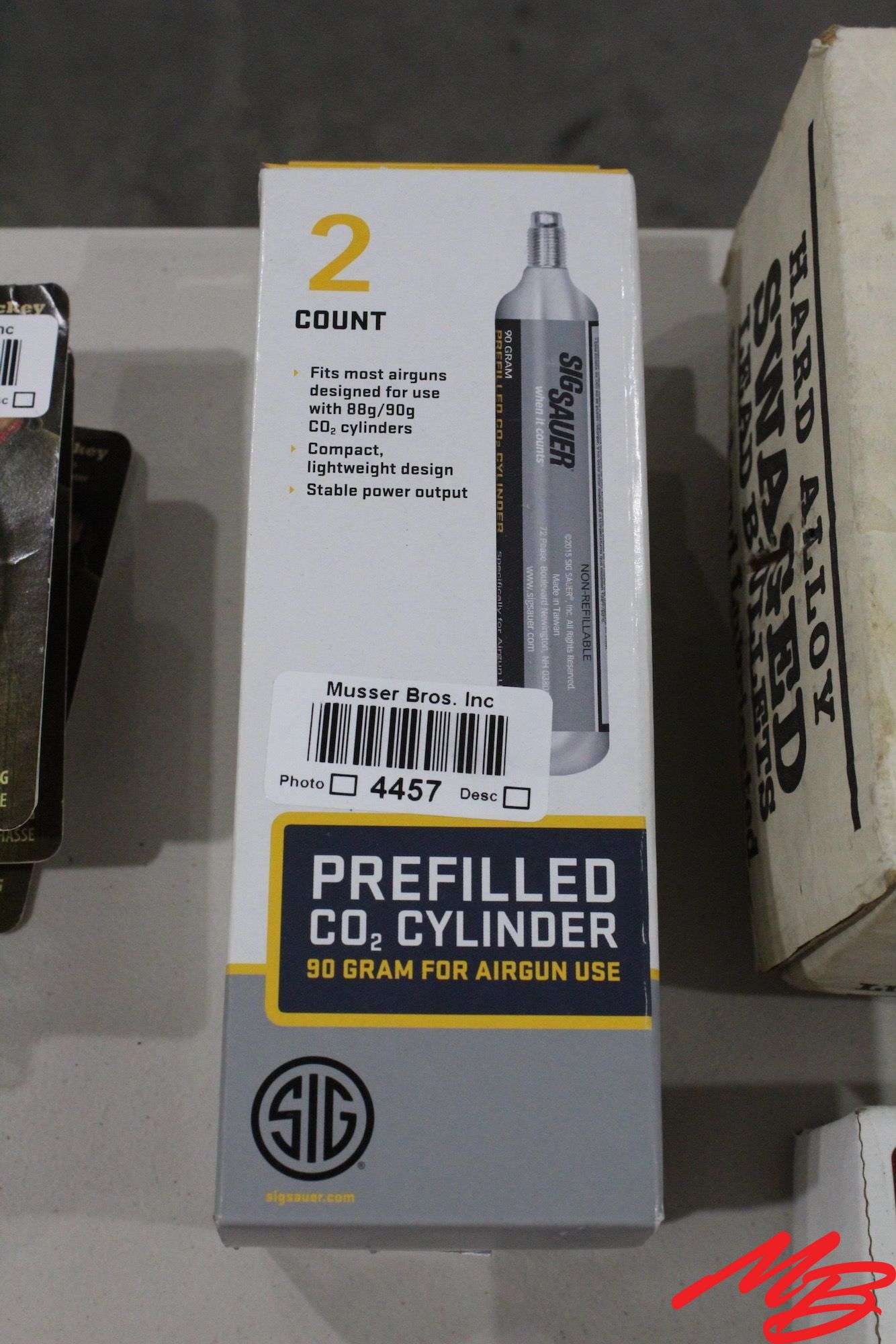 (2)boxes Sig Sauer Prefilled CO2 Cylinders (4ct)