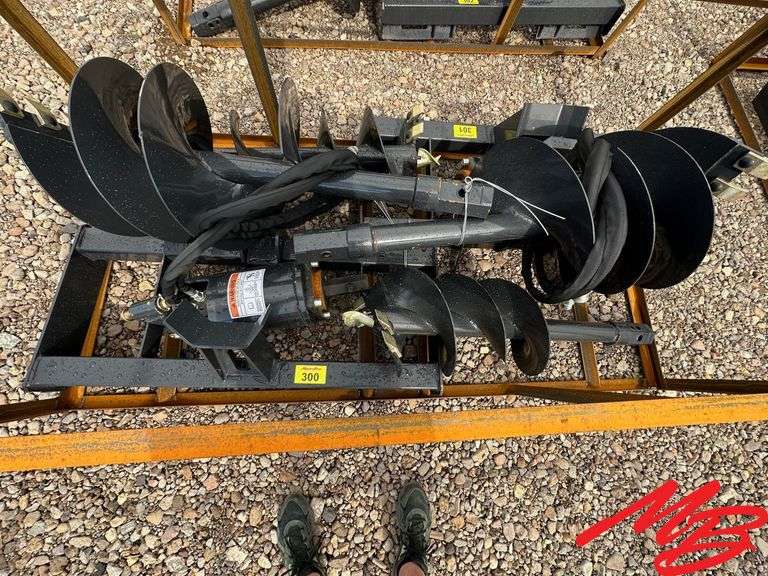2023 Wolverine ADB131218R Skid Steer Post Hole Digger w/2 Augers, 12