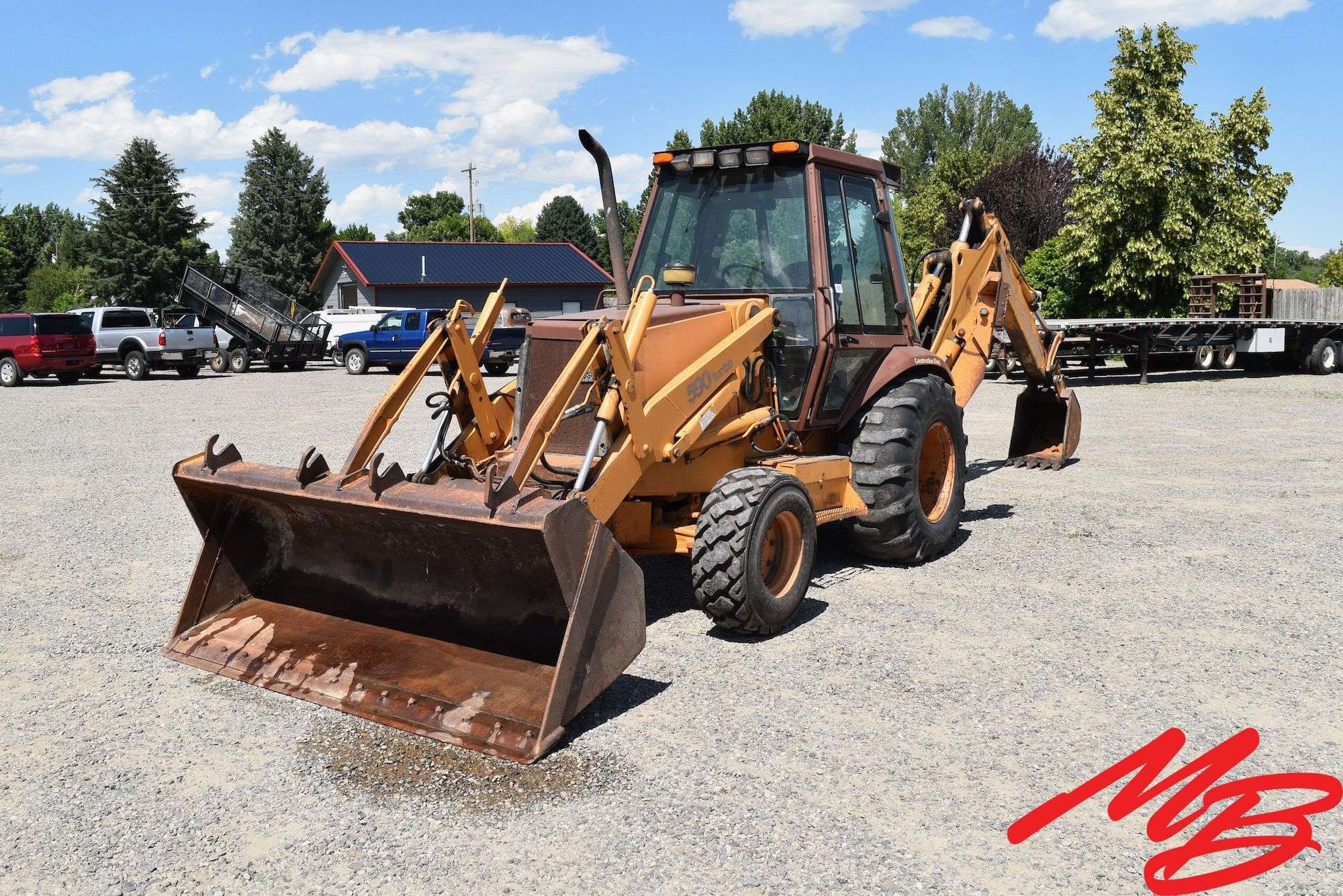 Case 590 Turbo Loader Backhoe - Musser Bros Inc