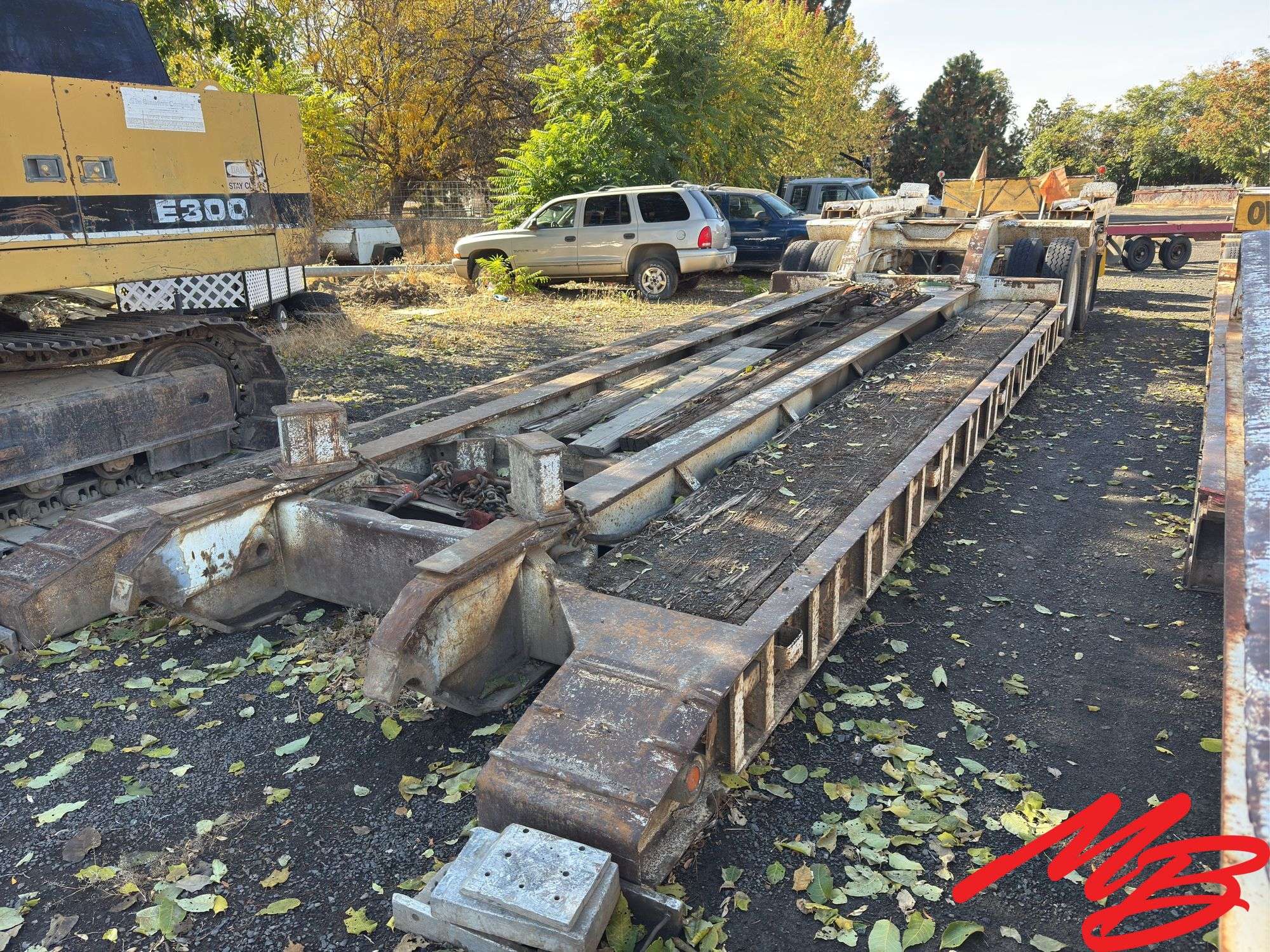 1973 Pierce Low-Boy Trailer with 1973 Pierce Dolly
