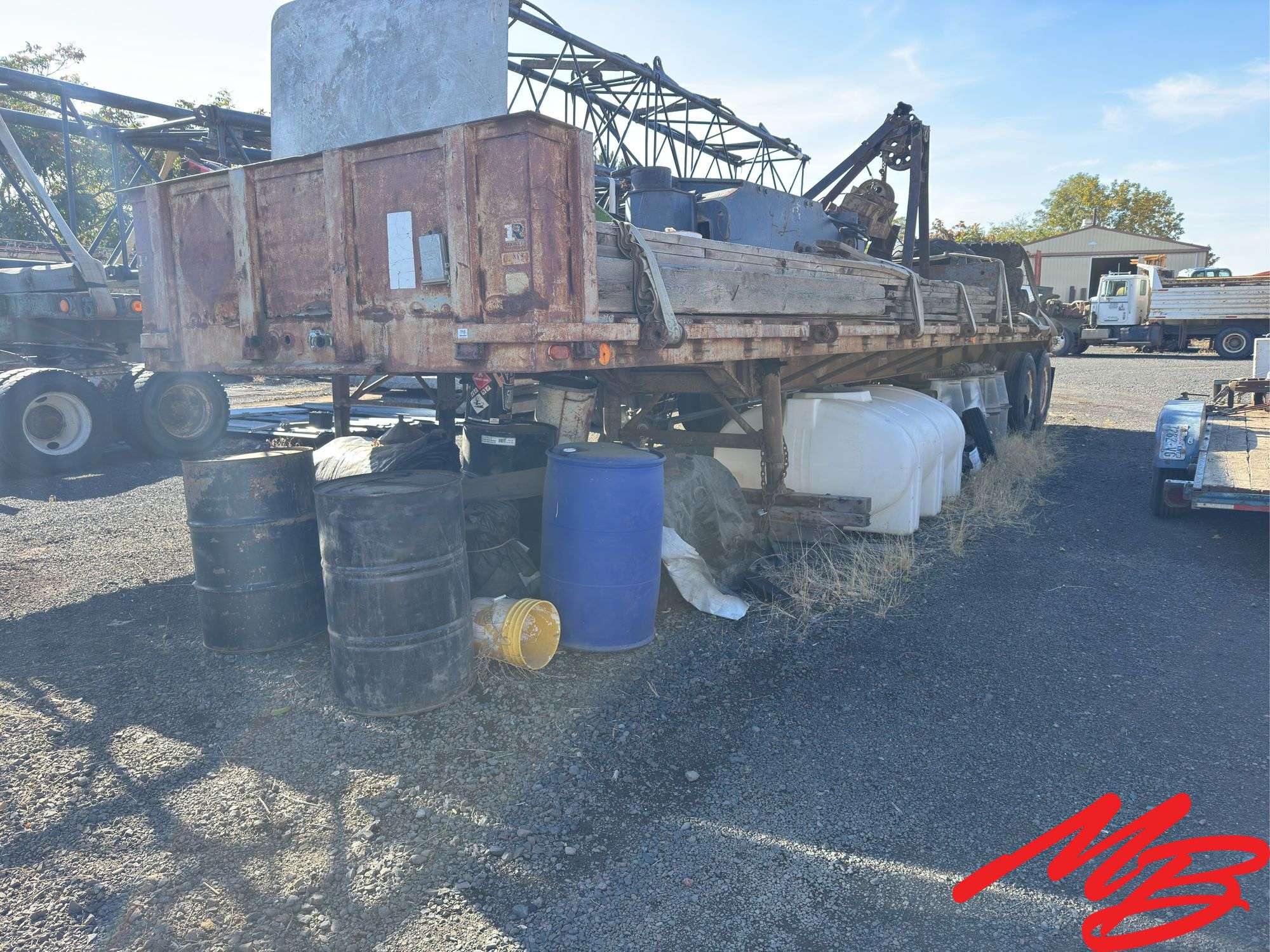 (No Contents) 1979  NABO  Flatbed Trailer 40'
