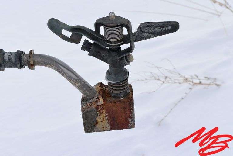 Wheel Line Sprinkler(32) Joints & 1 Driver, 5"x 40' Joints, 5' Wheel