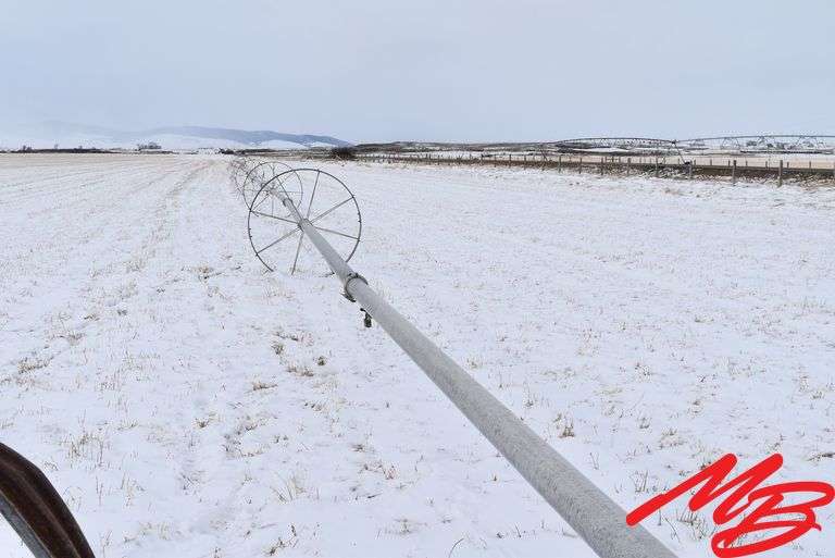 Wheel Line Sprinkler (31) Joints & 1 Driver, 5"x 40' Joints, 5' Wheel