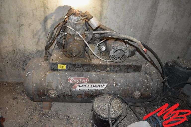Speedaire Air Compressor, 3ph, 5hp