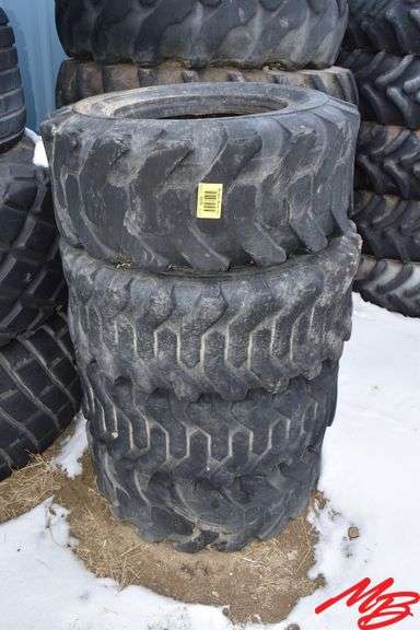 (4) Skidsteer Tires 14-17.5 (pr)