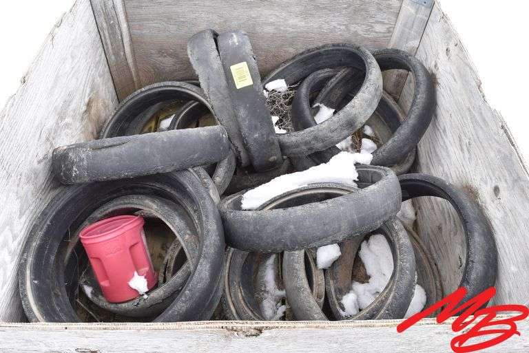 Assorted Box of used Packer Wheel Rubbers