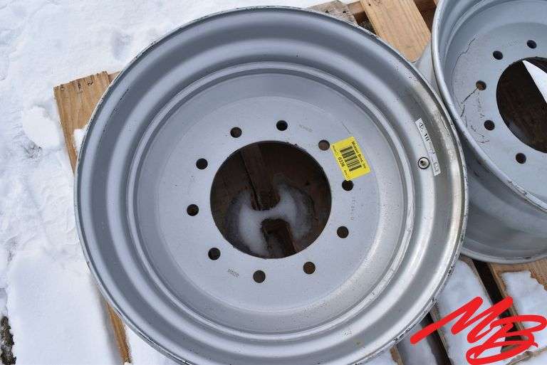 (2) Truck Rims 11/22.5 Super Singles