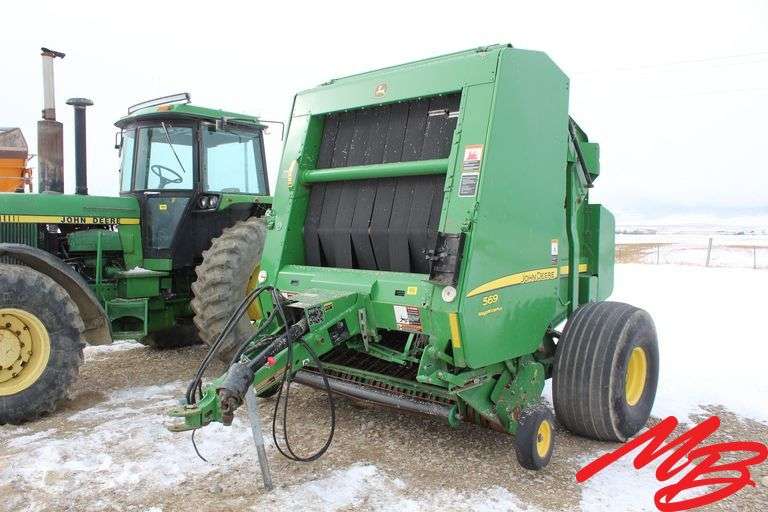 John Deere 569 Mega Wide Plus (18-20k Approx Bale Count) Round Baler