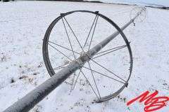 Wheel Line Sprinkler (31) Joints & 1 Driver, 5"x 40' Joints, 5' Wheel