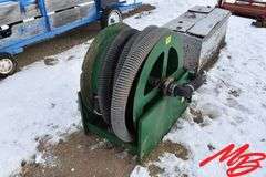 Super Reel w/ 4" Plastic Hose, Electric Windup (Running condition unknown)