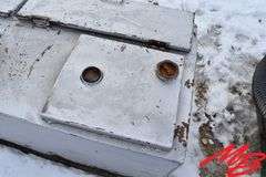 2 Compartment Fuel Tank w/Tool Box 5'x 27"x 25"