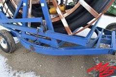 Long Water Reel w/Big Gun Sprinkler, 5" Poly Hose