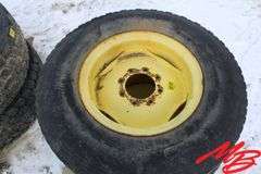 (4) Tires w/Rims; 10.00 R20 (pr), 8 bolt Rims