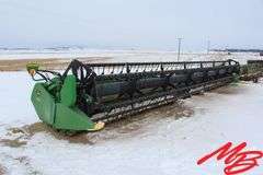 John Deere 635F Hydea Flex Header, Poly Tine Reel, Poly Cones, Light Package