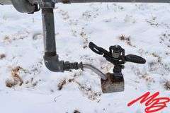 Wheel Line Sprinkler (31) Joints & 1 Driver, 5"x 40' Joints, 5' Wheel